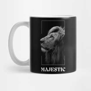 Lionhearted Majesty: Majestic Lion Mug